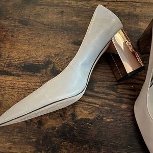 Gray and Rose Gold Steve Madden Heels Size 10